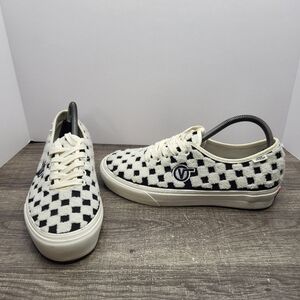 Vans Authentic One Piece VLT LX 'Embroidered - Black Marshmallow Mens 8 Wms 9.5